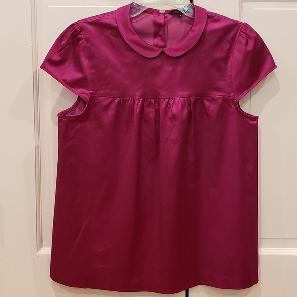 Theory Fuchsia Blouse - Picture 1 of 6